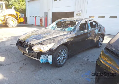 2014 Infiniti Q50 from USA, damaged, VIN JN1BV7AR0EM692893